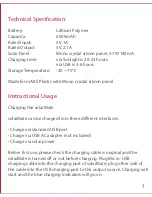 Preview for 4 page of Promate solarMate User Manual