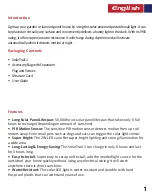 Preview for 2 page of Promate SolarTrail-1 User Manual