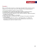 Preview for 3 page of Promate SolarTrail-1 User Manual