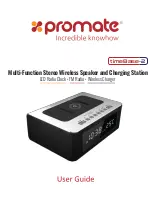 Promate TimeBase-2 User Manual preview