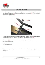 Предварительный просмотр 7 страницы Promattex PromaPress PromaShirt TS-4050ME User Manual Lines