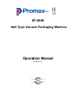 Promax BT-800K Operation Manual preview