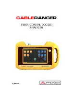 Preview for 1 page of Promax CABLE RANGER User Manual