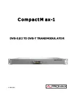 Promax CompactMax-1 Manual preview