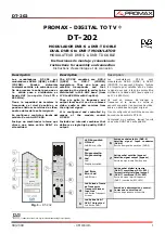 Promax DIGITAL TO TV DT-202 Instructions For Assembly And Connection preview