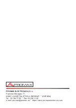 Preview for 5 page of Promax IR-281 Quick Reference Manual