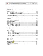 Предварительный просмотр 5 страницы Promax MO-480 User'Smanual