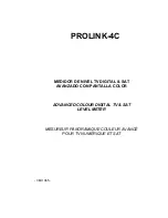 Предварительный просмотр 1 страницы Promax PROLINK-4C Manual