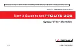 Promax PROLITE-3O User Manual предпросмотр