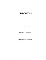 Preview for 1 page of Promax PROMAX-4 User Manual