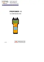 Preview for 1 page of Promax PROPOWER-5 Manual