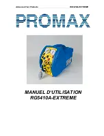 Preview for 47 page of Promax RG5410A-EXTREME User'S Operating Manual