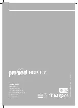 Предварительный просмотр 80 страницы ProMed HGP-1.7 Instruction Leaflet