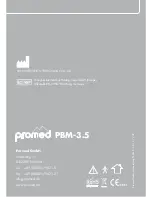 Предварительный просмотр 156 страницы ProMed PBM-3.5 Instruction Leaflet