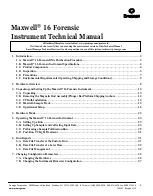 Preview for 2 page of Promega Maxwell 16 Forensic Technical Manual