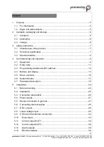 Preview for 2 page of promesstec UREG 200 User Manual