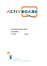 promethean ACTIVboard 78 User Manual preview