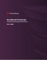 Предварительный просмотр 1 страницы promethean ActivPanel 9 Premium User Manual