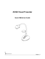 promethean AV322 Quick Reference Manual preview