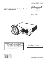 Preview for 1 page of promethean PRM-10 Service Manual