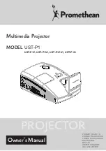 Preview for 1 page of promethean UST-P1 Owner'S Manual