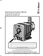 ProMinent Beta BT4a Operating Instructions Manual preview