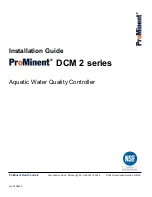 Preview for 1 page of ProMinent DCM 2 Series Installation Manual