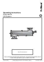 ProMinent Dulcodes M Operating Instructions Manual предпросмотр