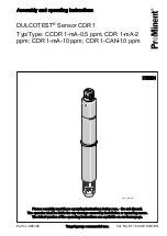 ProMinent DULCOTEST CDR 1 Assembly And Operating Instructions Manual preview