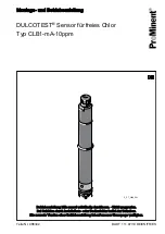 Preview for 5 page of ProMinent DULCOTEST CLB1-mA-10ppm Assembly And Operating Instructions Manual