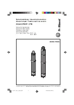 Preview for 1 page of ProMinent DULCOTEST CTE 1-DMT Operating Instructions Manual