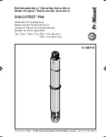 ProMinent DULCOTEST PAA 1-mA-200 ppm Operating Instructions Manual preview