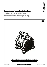 ProMinent Duodos 100 PPS Assembly And Operating Instructions Manual preview