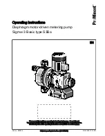 Preview for 1 page of ProMinent S3Ba 120145 PVT Operating Instructions Manual