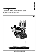 ProMinent Sigma/ 1 Basic S1Ba Operating Instructions Manual preview