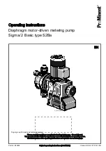 ProMinent Sigma / 2 Basic S2Ba Operating Instructions Manual preview