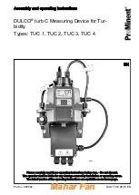 Preview for 1 page of ProMinent TUC 1 Assembly And Operating Instructions Manual