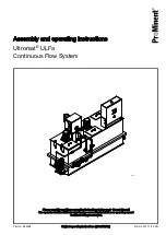 Preview for 1 page of ProMinent Ultromat ULFa 1000 Assembly And Operating Instructions Manual