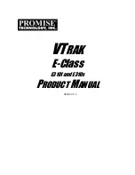 Preview for 1 page of Promise Technology E310f Product Manual