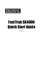 Preview for 1 page of Promise Technology FastTrak SX4000 Lite Quick Start Manual