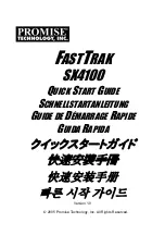 Preview for 1 page of Promise Technology FastTrak SX4100 Quick Start Manual