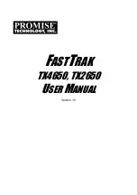 Preview for 1 page of Promise Technology FastTrak TX2650 User Manual