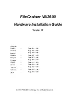 Предварительный просмотр 2 страницы Promise Technology FileCruiser VA2600 Hardware Installation Manual