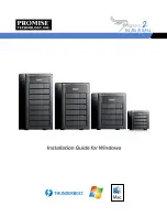 Promise Technology Pegasus 2 M4 Installation Manual предпросмотр