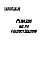Promise Technology Pegasus R4 Product Manual preview