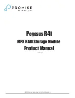 Promise Technology Pegasus R4i Product Manual preview