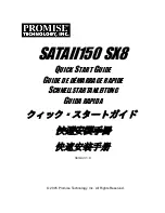 Promise Technology SATAII150 SX8 Quick Start Manual preview