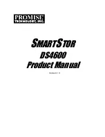 Promise Technology SmartStor DS4600 Product Manual preview