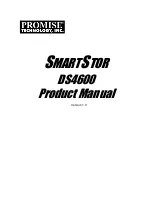 Promise Technology SmartStor DS4600 Product Manual предпросмотр