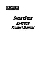 Preview for 1 page of Promise Technology SMARTSTOR NS4300N Product Manual